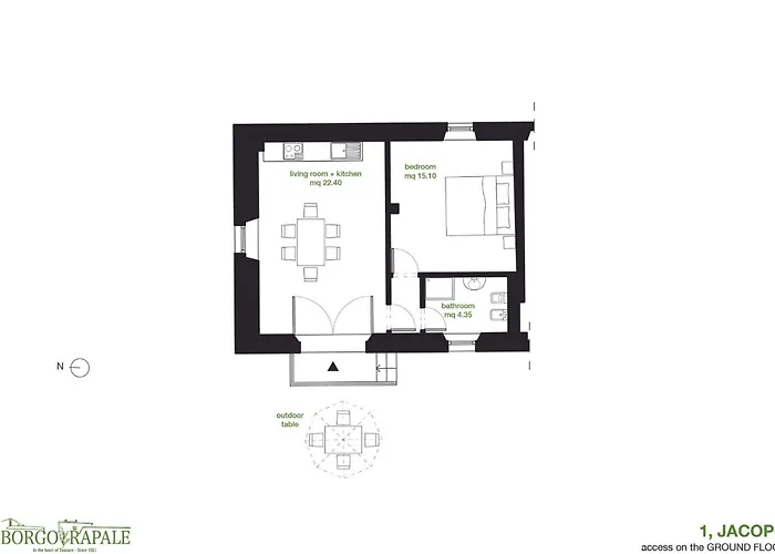 شقة Jacopo' Mit Gemeinschaftspool By Interhome Rapale